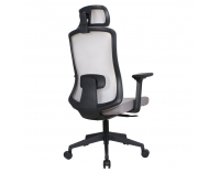 Kancelárske kreslo Rosano - sivá / čierna