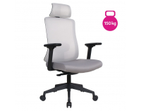 Kancelárske kreslo Rosano - sivá / čierna