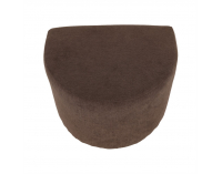 Konferenčné kreslo s taburetkou Rose - hnedá