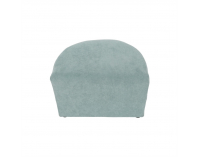 Konferenčné kreslo s taburetkou Rose - mentolová