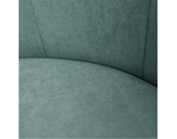 Konferenčné kreslo s taburetkou Rose - mentolová