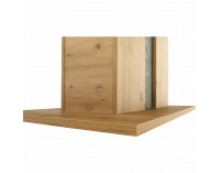 Rozkladací jedálenský stôl Eridan S - dub artisan / sivý betón