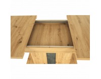 Rozkladací jedálenský stôl Eridan S - dub artisan / sivý betón