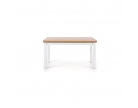 Rozkladací jedálenský stôl Tiago 2 - dub sonoma / biela