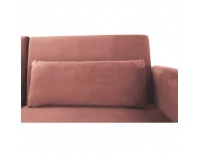 Rozkladacia pohovka Horsta - staroružová / zlatá