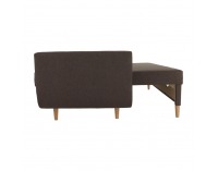 Rozkladacia pohovka s úložným priestorom Dorel - hnedá