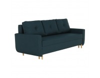 Rozkladacia pohovka s úložným priestorom Dorel - modrá