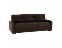 Rozkladacia pohovka s úložným priestorom Portoriko - čokoládová