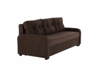 Rozkladacia pohovka s úložným priestorom Portoriko - čokoládová