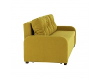 Rozkladacia pohovka s úložným priestorom Portoriko - horčicová