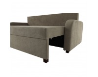 Rozkladacia pohovka s úložným priestorom Portoriko - sivohnedá (taupe)