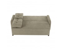 Rozkladacia pohovka s úložným priestorom Portoriko - sivohnedá (taupe)