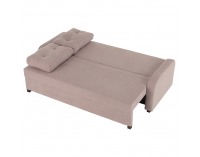 Rozkladacia pohovka s úložným priestorom Portoriko - staroružová