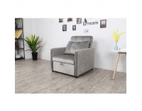 Rozkladacie kreslo Igrim - svetlosivá