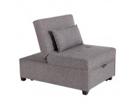 Rozkladacie kreslo Oksin - svetlosivá