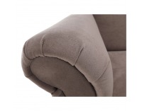 Kreslo (ušiak) Rufino New - béžovosivá / buk