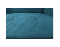 Kreslo (ušiak) Rufino New - petrolejová / buk