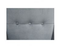 Kreslo (ušiak) Rufino New - svetlosivá / biela