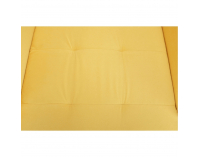 Kreslo (ušiak) Rufino New - žltá / wenge