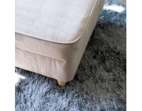 Taburetka Rufino New - béžovosivá / buk