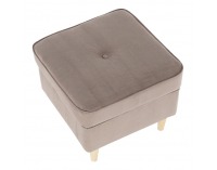 Taburetka Rufino New - béžovosivá / buk