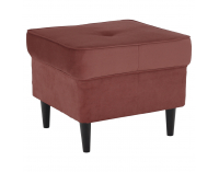 Taburetka Rufino New - staroružová / orech