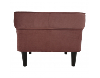 Taburetka Rufino New - staroružová / orech