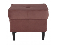 Taburetka Rufino New - staroružová / orech