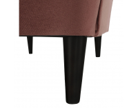 Taburetka Rufino New - staroružová / orech