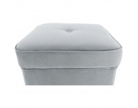 Taburetka Rufino New - svetlosivá / biela