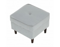 Taburetka Rufino New - svetlosivá / orech