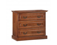 Rustikálna komoda Saturn 4 - dub tmavý