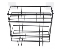 Organizér do kúpelne Sabrina - čierna