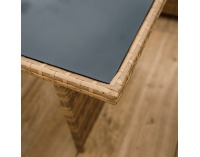 Záhradný nábytok z umelého ratanu Sagir - sivohnedá / svetlohnedá