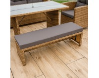 Záhradný nábytok z umelého ratanu Sagir - sivohnedá / svetlohnedá