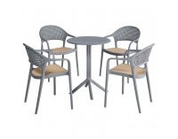 Záhradný stôl Sailor - sivá