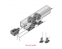 Posuvné dvere Saldor 90 1 - dub artisan / strieborná