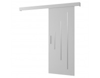 Posuvné dvere Saldor 90 Y - biela / strieborná