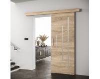 Posuvné dvere Saldor 90 Y - dub sonoma / strieborná