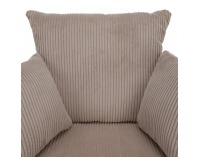 Relaxačné otočné kreslo Salter - sivohnedá