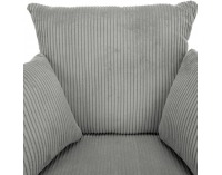 Relaxačné otočné kreslo Salter - svetlosivá