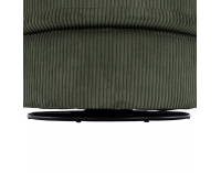 Relaxačné otočné kreslo Salter - tmavozelená