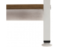 Policový regál Salve - biela / dub sonoma