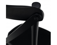 Drevená jedálenská stolička Samilo - čierna