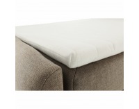 Čalúnená manželská posteľ s matracom Samreno Megakomfort 160 - svetlohnedá