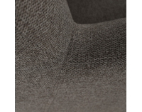 Kreslo (ušiak) Samy - sivá / čierna