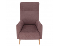 Kreslo (ušiak) Samy - staroružová / buk