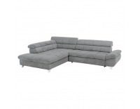 Rohová sedačka s rozkladom Sana Roh L - sivá