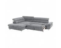 Rohová sedačka s rozkladom Sana Roh L - sivá