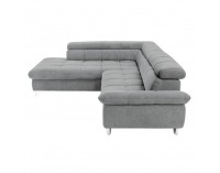 Rohová sedačka s rozkladom Sana Roh L - sivá